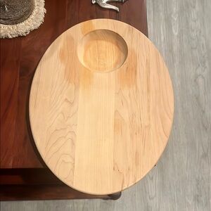 J.K. Adams Co. Oval Wooden Serving Board